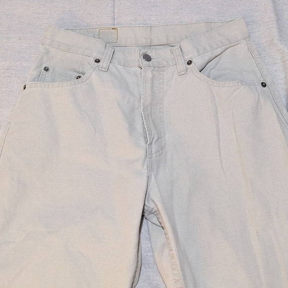 2 For $60! Vintage Levis canvas pants 30 29 - Picture 4 of 14